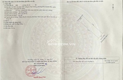 Bán Đất Đường Bàu Mạc 7, Phường Hòa Khánh Bắc, Quận Liên Chiểu.